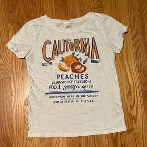 COPY - JCrew California Peaches Tee Shirt Top